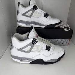 Jordan 4 White Cement 