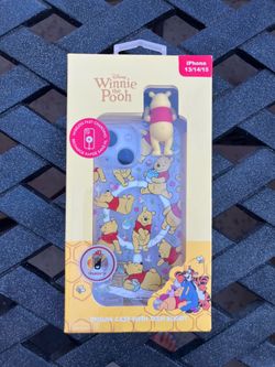 Skinnydip Disney Winnie the Pooh Clear Pattern Back Case iPhone 13/14/15 NIP