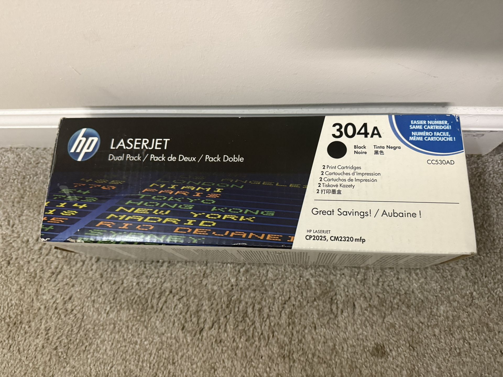 HP LaserJet DualPack 304A Toner (Black)