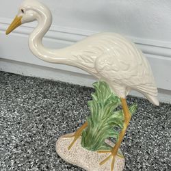 Porcelain Egret Figure