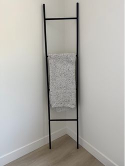 Black decorative ladder