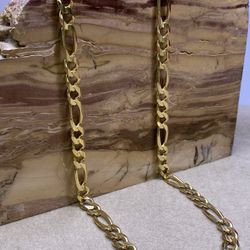 14K Figaro Necklace