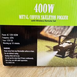 400 W Metal coffin skeleton Fogger 