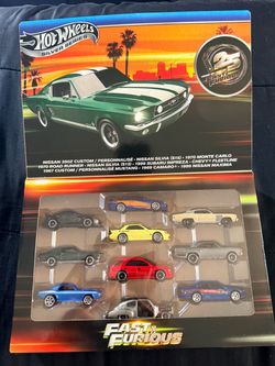 Hot Wheels 2026  Silver Series Fast & Furious 25th Anniversary 10 Pack NEW