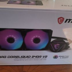 Msi CoolerMaster 240r v2 Computer Liquid Cooler