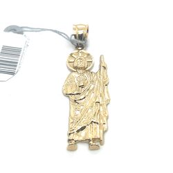 14kt Gold Medium San Judas 3.50grams 156447 13 