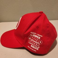 Super Mario Bros movie promo hat