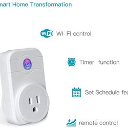 Linganzh Wifi Smart Socket - Works With Alexa