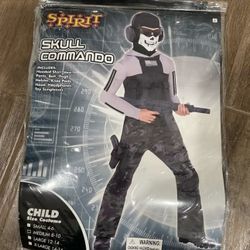 Skull Commando Child Medium Costume