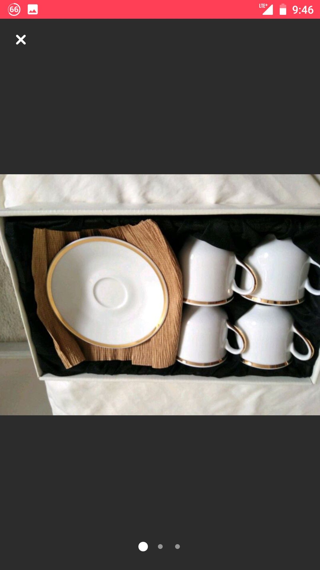 New,4 Southington By Baum Jasmine Fine China Gold Bands