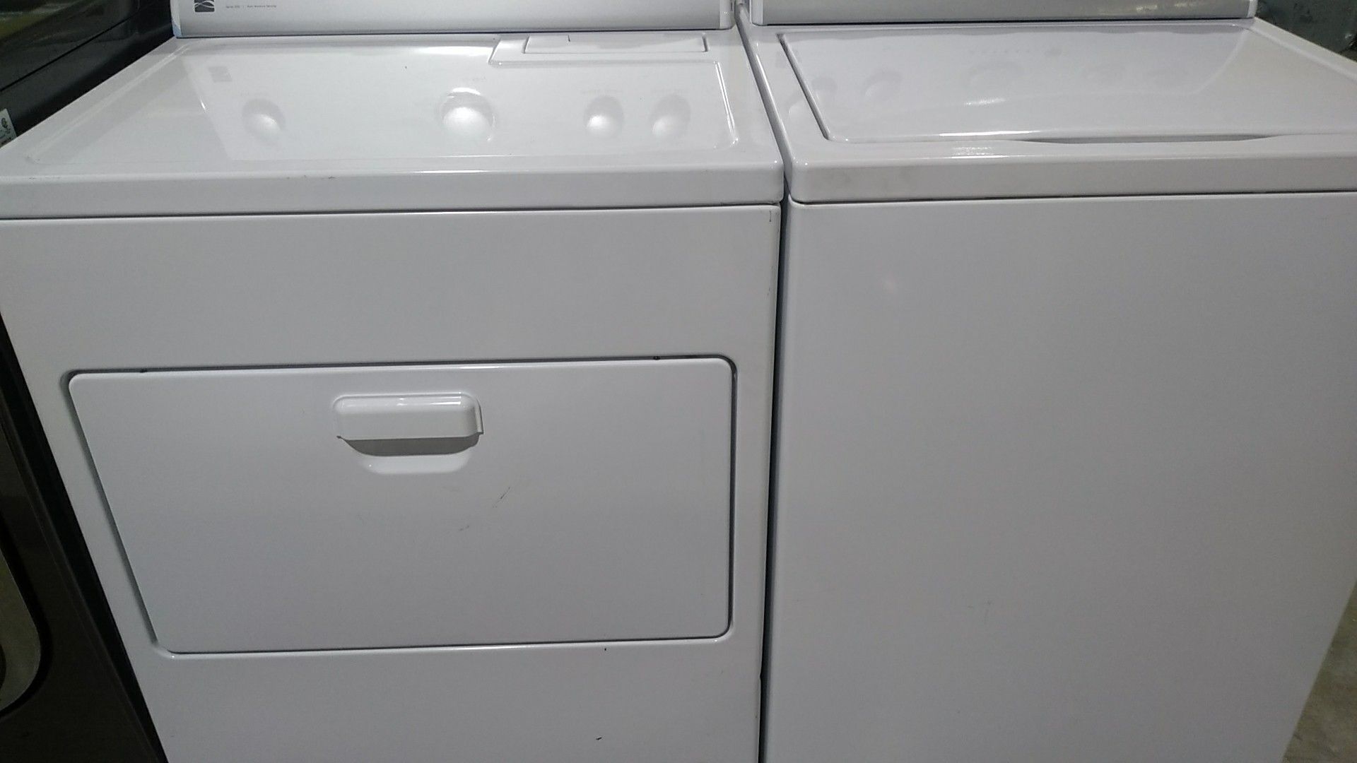 Kenmore washer and dryer