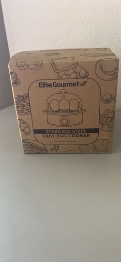 Elite Gourmet Stainless Steel Easy Egg Cooker