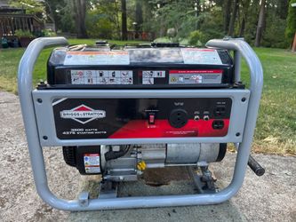 Briggs & Stratton 4375/3500 Watt Generator – Started Only Once