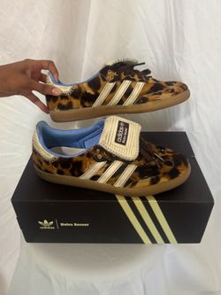 Adidas Wales Bonner leopard print sneakers