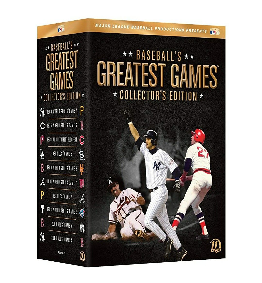 Baseball's greatest games, 11 disc DVD set, NEW