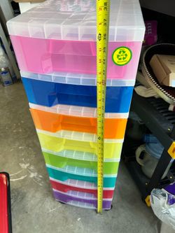 Like new box Storage Tower 8 drawers on wheels. Jupiter