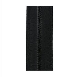 YKK #4 Black Molded Plastic Zipper Tape 4.8 Yards In Length