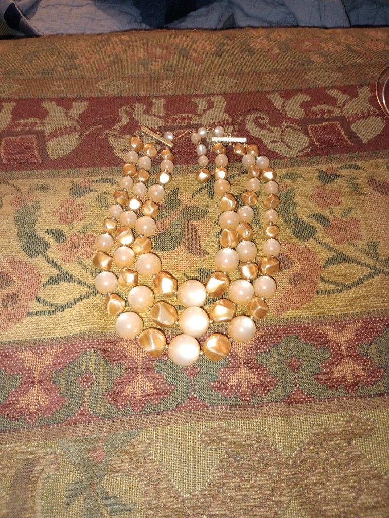 Cora Multi-layer Pink Beaded Choker Necklace