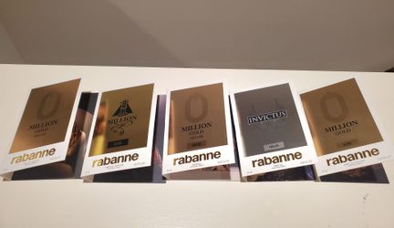 Paco Rabanne Perfume Sample Lot of 5
