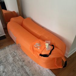 New Unused - Wekapo Inflatable Lounger Air Sofa Chair Portable Outdoor (Org $40)