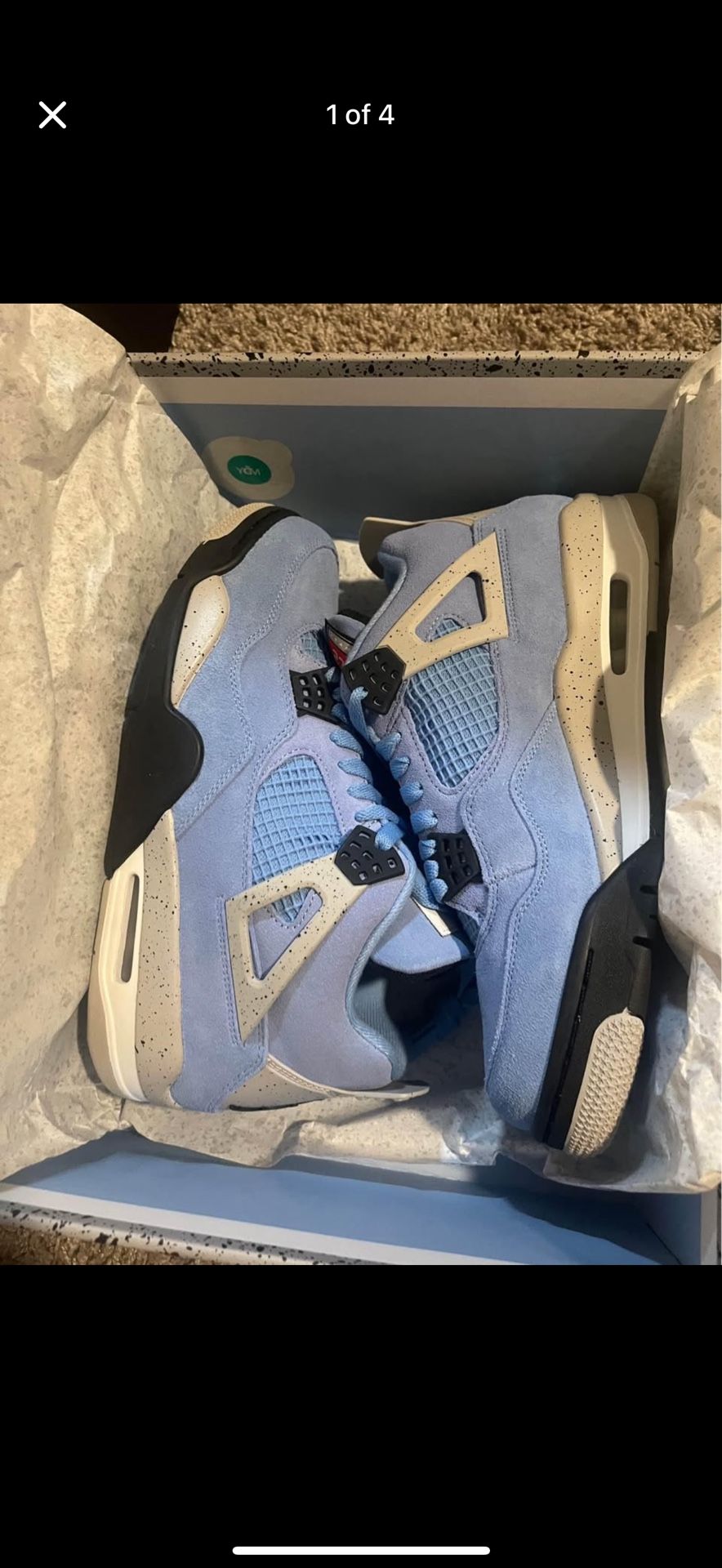 Jordan 4 Size 9.5 Brand New OG All