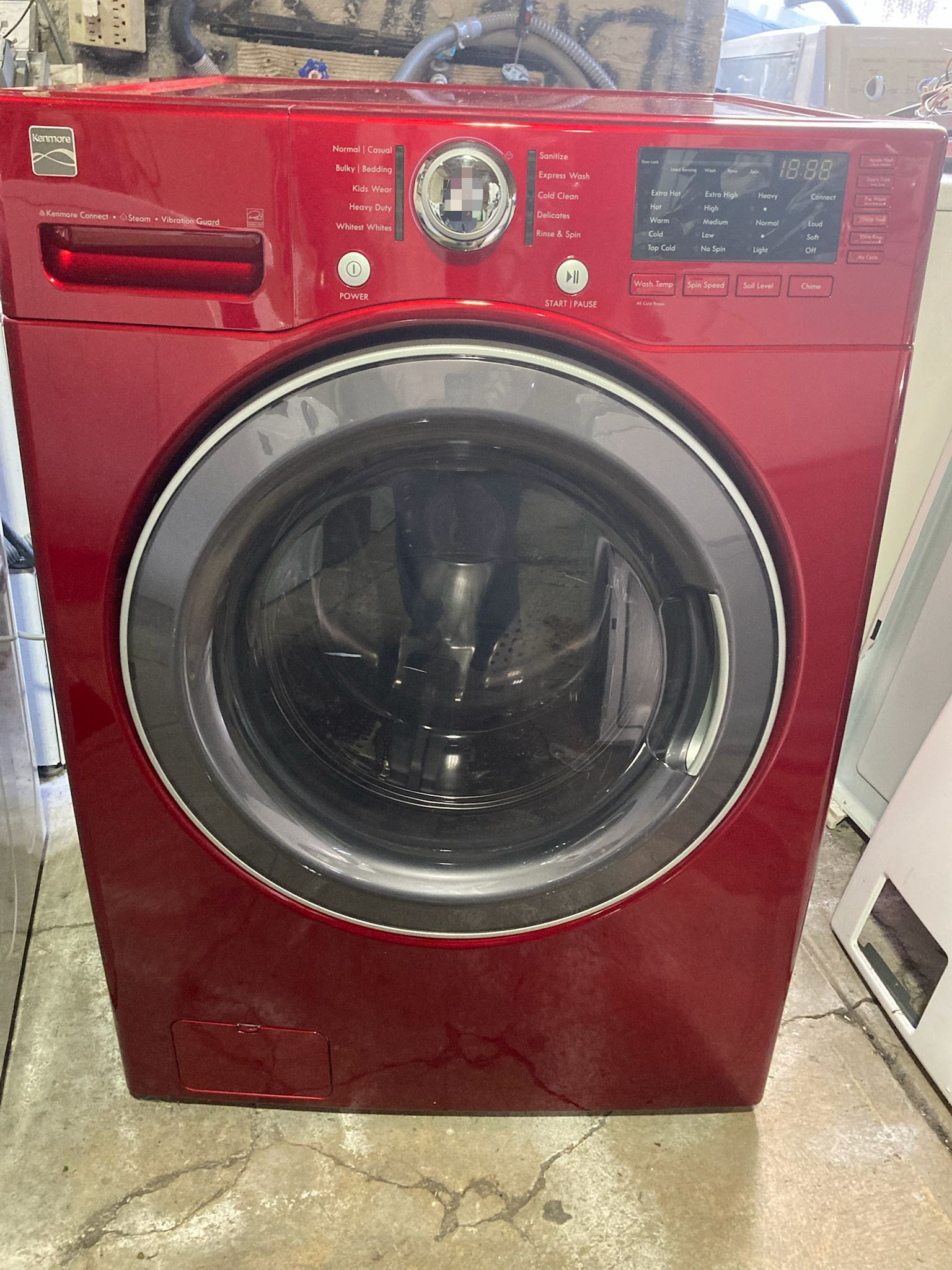 LG electric gas dryer wash set