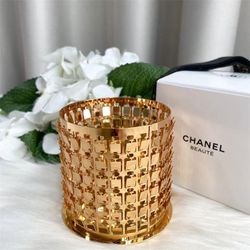 NEW CHANEL Beauté Gold Candle Holder Limited Edition VIP Gift Christmas 2021