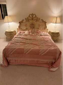 Italian Rococo Style 5-Piece Bedroom Set