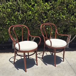 Mid Century Modern Bent Wood Chair Set