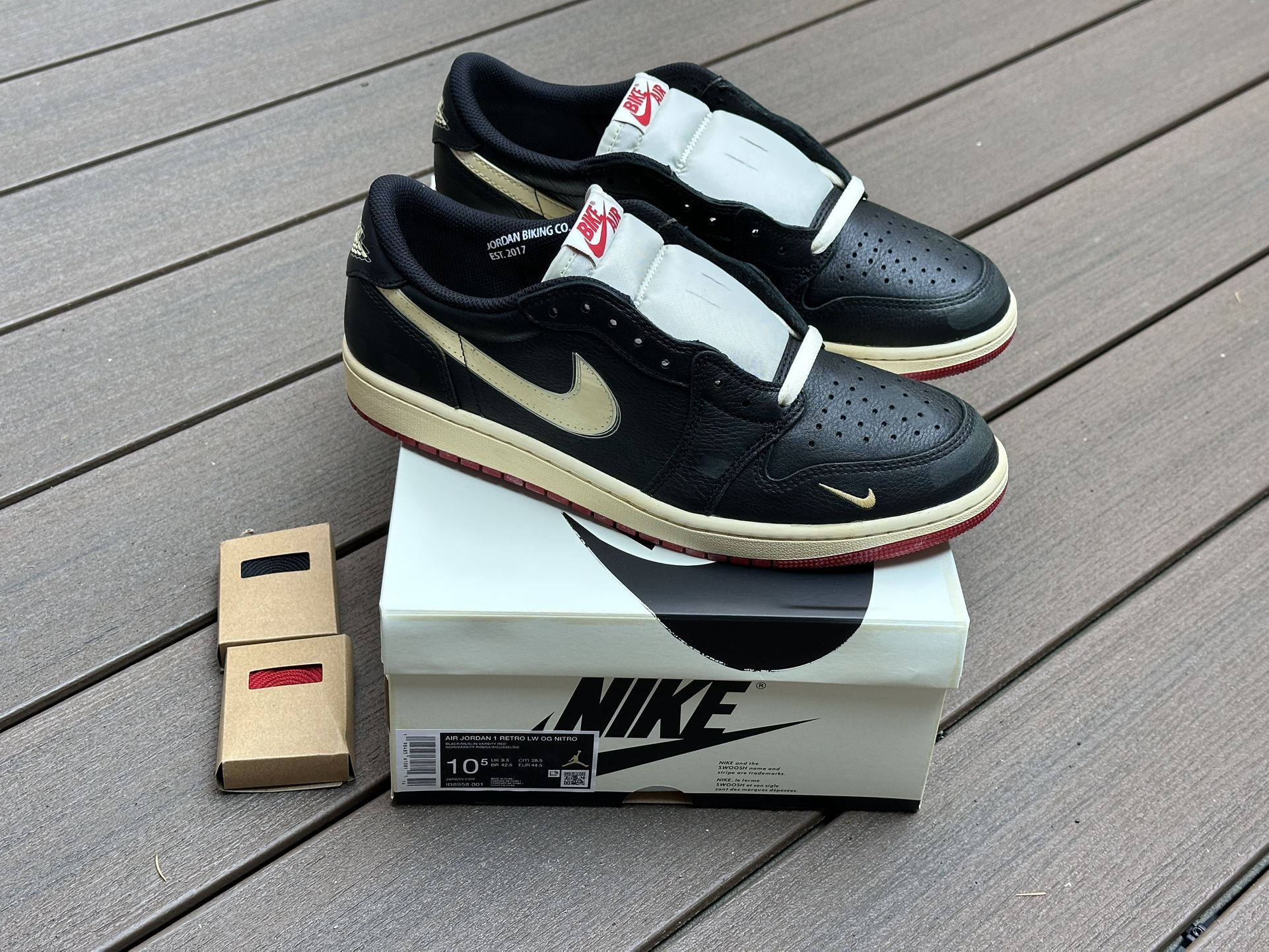 Nike Air Jordan 1 Low OG - Nigel Better With Time - Men’s 10.5