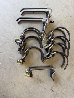Rubbermaid FastTrack Rail Garage System Storage Hang Rails and Hooks