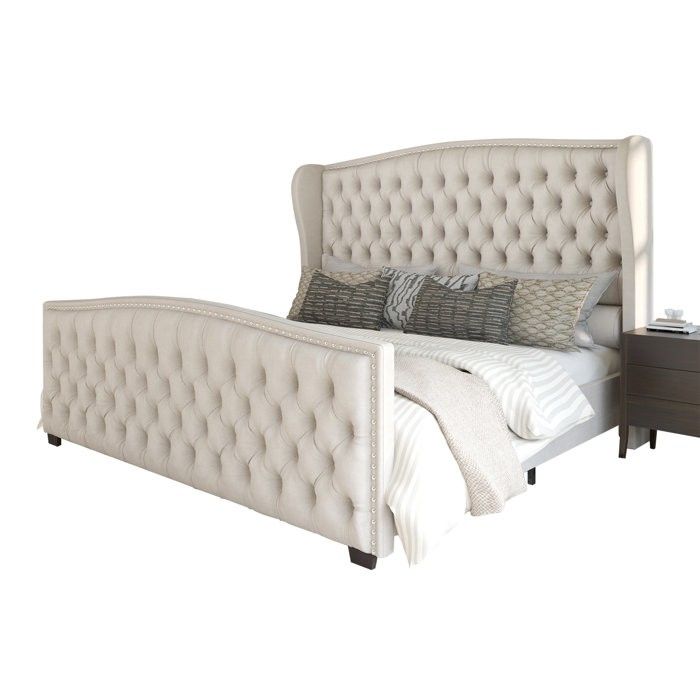 KING SIZED BRAND NEW - WHITE BED FRAME. By Jennifer Taylor Retails Over $900