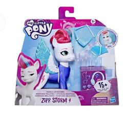 Kids Toys Christmas Gift My Little Pony Sparkle Adventures Zipp Storm Figure