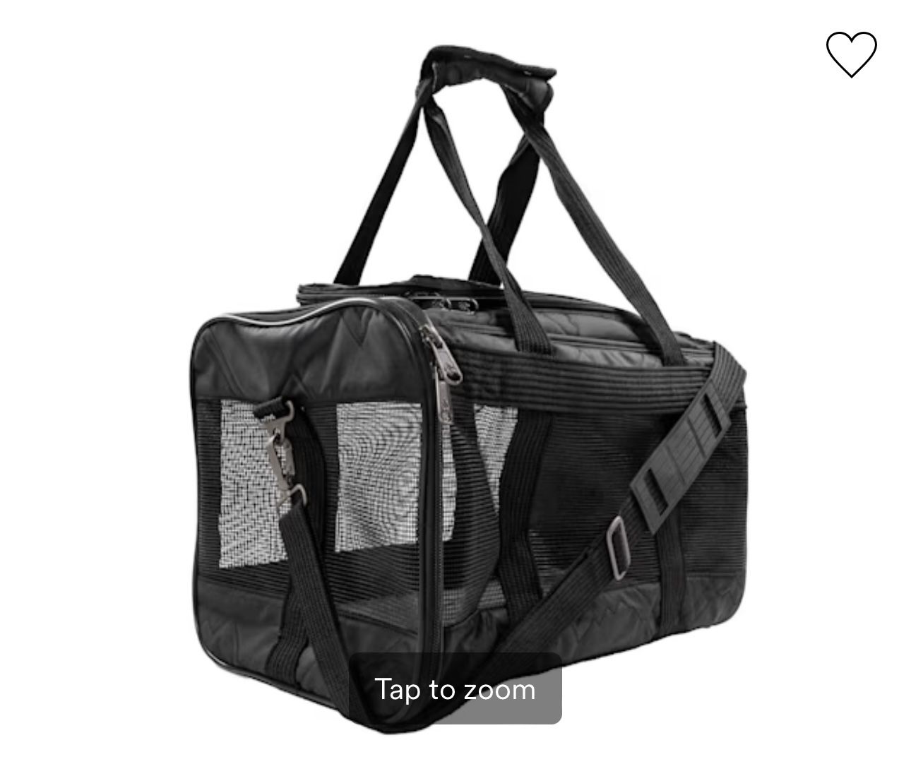 Sherpa Pet Carrier Sherpa Deluxe Black Guaranteed On Board Soft Sided Dog & Cat Carrier