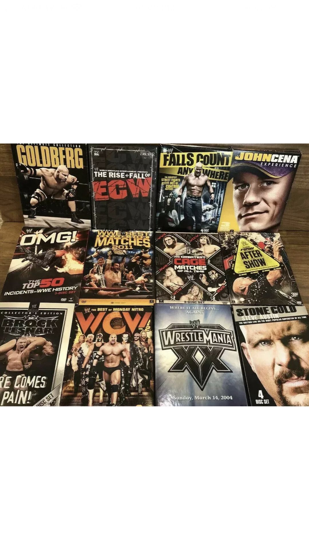 WWE WCW ECW DVD Box Sets