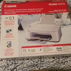 Canon PIXMA TS3722 All-In-One, Wireless Inkjet Printer for Home Office