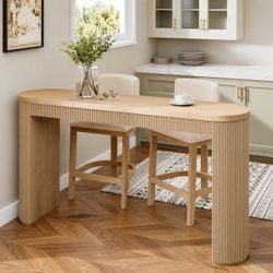 Andric Light Ash Bar Table