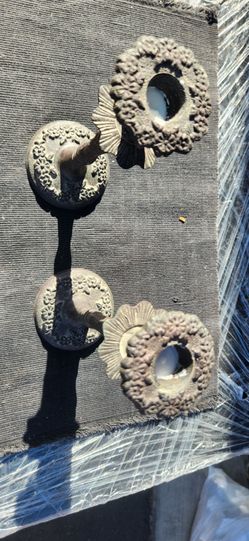 Pair Vintage Cast Metal Floral Blossom Candlesticks – Chapel Estate
