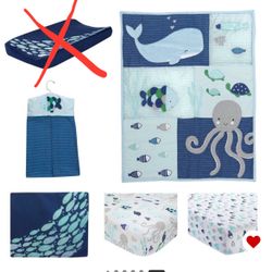 Lamb And Ivy Oceania 6pc Crib Set