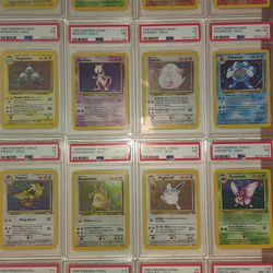 Pokemon Cards Original Owner Graded By PSA