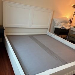 White King Sized Bed Frame 