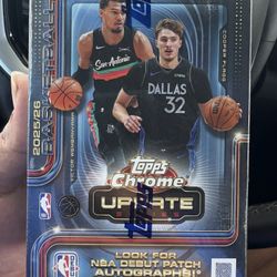 🏀 2025-26 TOPPS CHROME BASKETBALL UPDATE SERIES — FACTORY SEALED 🔥