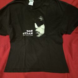 XL  Bob Dylan Black Tshirts 