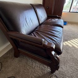 Leather Couch 