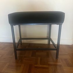 Black Vanity Stool