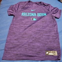 Used Women's Arizona Diamondbacks "Arizona Born" Nike T-shirt, Women's Small
