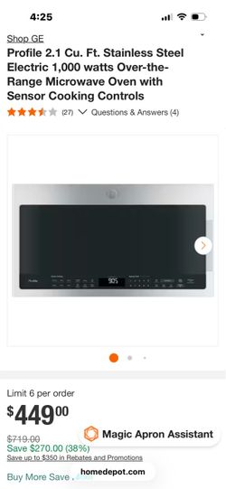 GE Over-the-Range Microwave Oven
