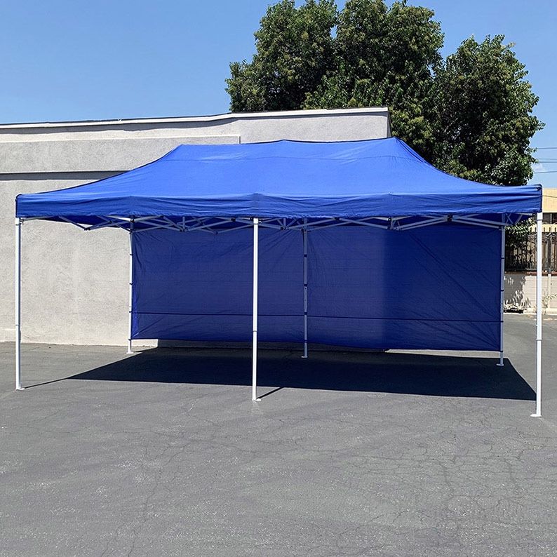 (New in Box) $220 Heavy Duty 10x20 ft Instant Popup Canopy Shades with (2) Sidewalls 