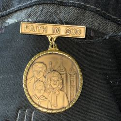 Faith in God Boy Scout Religious Award Medallion Pin Mormon LDS