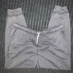 WOMENS LARGE JOGGERS PANTS SLEEP GREY 